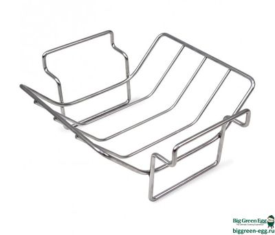Решётка для рёбрышек, V-образная, двухсторонняя, стальная, 4 секции, для гриля S/M