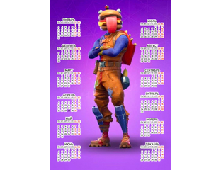 Купить календарь настенный Fortnite, Фортнайт №8 в интернет магазине ...