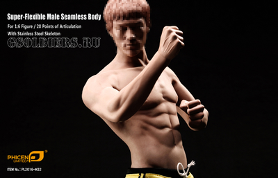 Супер-подвижное бесшовное мужское тело PL2016-M32 1/6 Super flexible Male Seamless Body - TBleague