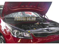 Амортизаторы капота, 2 шт. АвтоУпор для Kia Rio IV / Rio X-Line 2017-