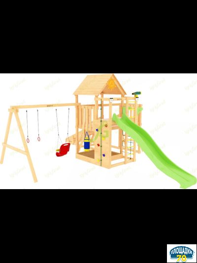 Детская площадка IgraGrad Крафт Pro 1 с зимней горкой