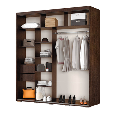 Крафт 6 Шкаф-купе (1962*2176*591мм), венге