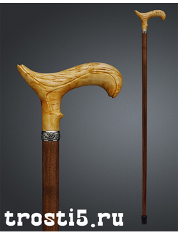 Эксклюзивная трость ручной работы из карельской берёзы "Карельская княжна"