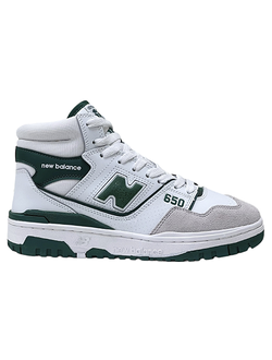 New Balance 650 White Green с мехом