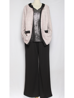 КОСТЮМ БРЮЧНЫЙ "Твид" чайная роза р.52,54,56