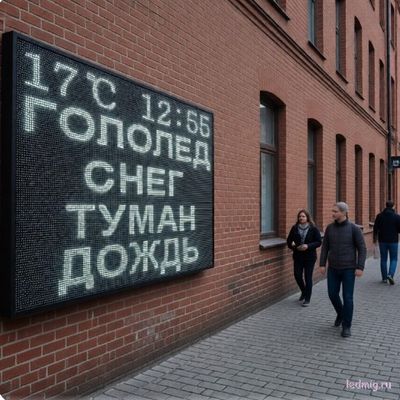 Табло погодных условий 1650*1650мм