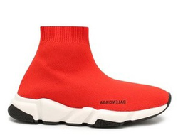 Кроссовки Balenciaga Speed trainer красные детские