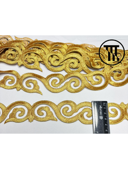 Термоаппликации, цв. Золото (22563) метраж