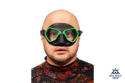 Маска для дайвинга Scuba Brothers TRITON BLACK/GREEN