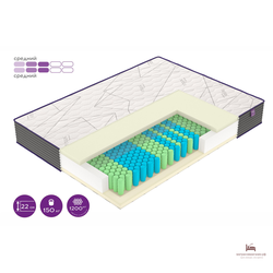 матрас  М2  модерн ВЕГАС/ средняя жёсткость/эффект памяти/ нагрузка 160 кг