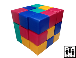 Конструктор большой "Сказка" зеленый/желтый