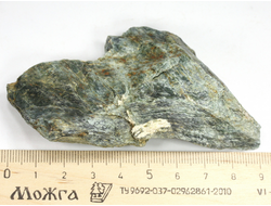 Серпентин, необработанный, дикий образец, Россия, КЧР, Урупский район (90*50*25 мм, 95 г) №37609
