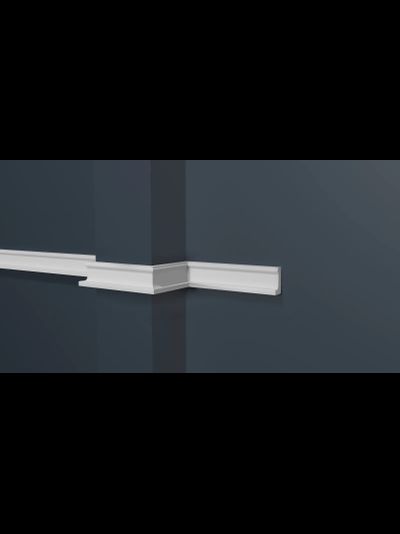 Молдинг Decor Dizain DD628, дюрополимерный, влагостойкий, под покраску, длина 2 м