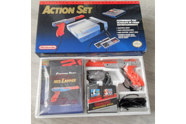 Nintendo Entarteinment System Action Set (Orange light Gun)