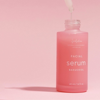 SmoRodina Сыворотка для лица Bakuchiol антивозрастная подтягивающая с бакучиолом и биопептидами, 40 мл