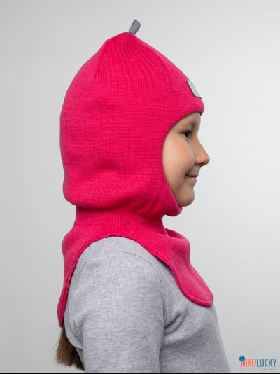 Шапка-шлем &quot;NK&quot;   20101-01, цвет ярко-розовый р. 50-52