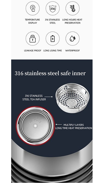 Подарочный бизнес набор: термос, powerbank, флеш-накопитель USB