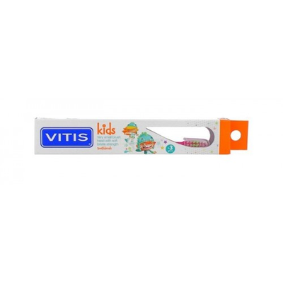 Детская зубная щетка Vitis Kids от 3-х лет, Dentaid.