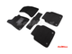 Комплект ковриков 3D AUDI A8 III (D4)  черные (компл)
