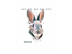 Шторы в ванную год Кролика