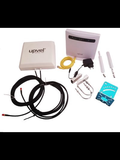 Комплект UR-736N4GF 4G/LTE Wi-Fi роутер стандарта 802.11n 300 Мбит/с + Внешняя антенна UAN-WMDD13 13dbi
