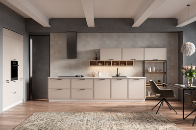 Кухня «Марта» Бежевый скин модульная кухня