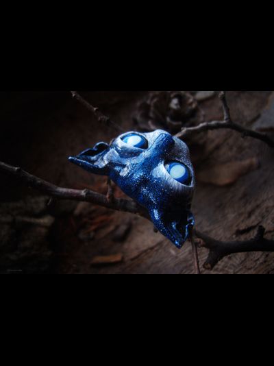 &quot;Дух лунного света, кот Фебы&quot;, необычная брошь в стиле фэнтези