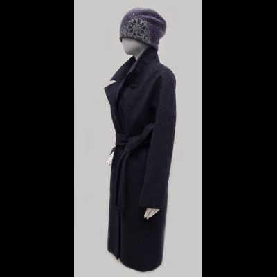 Темно - серое женское пальто Арти Мода Пенза 135