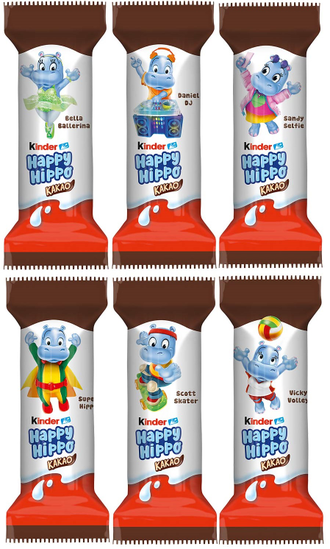 Вафли Kinder Happy Hippo Mini 20,7гр (28 шт)