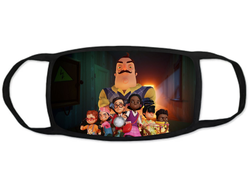 Тканевая защитная маска на лицо Привет Сосед/ Hello Neighbor №11