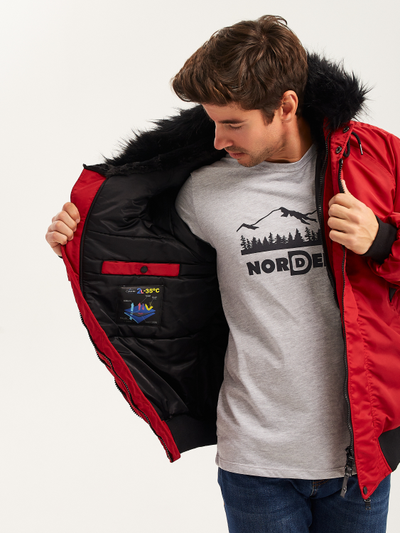 Куртка N2B COMPASS RED/BLACK