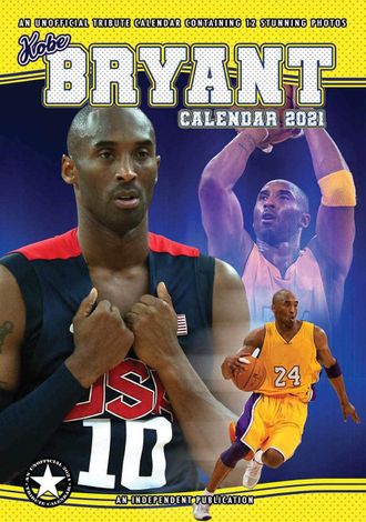 Kobe Bryant Basketball Иностранные перекидные календари 2021,Kobe Bryant Calendar 2021, Intpressshop