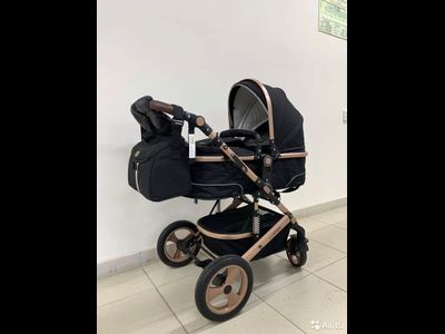 Детская коляска 3 в 1 Luxmom 518 Черный