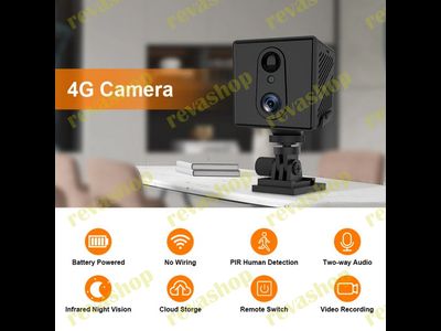 Мини-камера видеонаблюдения 4G 3000 мАч 3 Мп 1080P Full-HD с функцией ночного видения