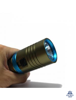 Фонарь Scuba Brothers Flash Green 2000Lm L2, теплый свет