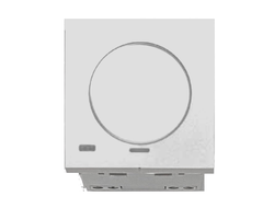 Диммер поворотный универсальный, матовый белый, 2 модуля, Efapel Quadro 45