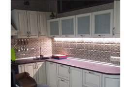 Светодиодная подсветка рабочей зоны кухни г. Казань.