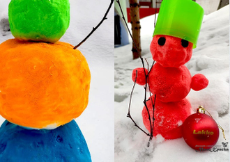 Меловая краска для декорирования снежных и ледяных фигур, 210мл цвета в ассортименте