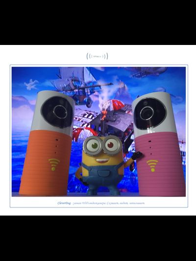 Видеоняня /WiFi видеокамера CleverDog Orange с DVR