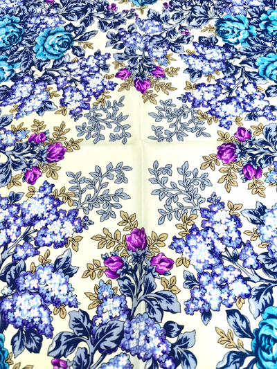 Павловопосадский платок Царский дворик 2021-1