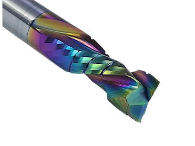 Фреза компрессионная со стружколомами спиральная 10x42 s10x100 Z2+2 HM