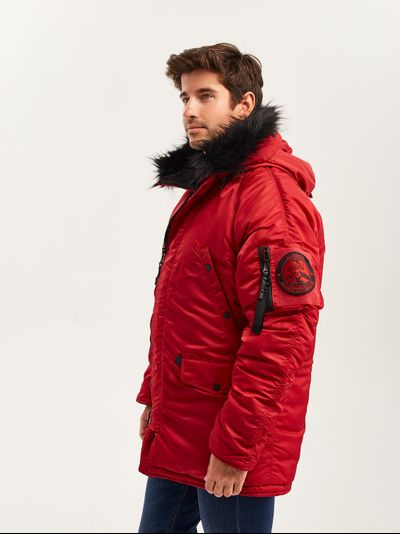 Куртка N3B COMPASS RED/BLACK