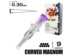 9CM/0,30 mm - RM/Curved Magnum "BIG-WASP" (Matte Transparent)