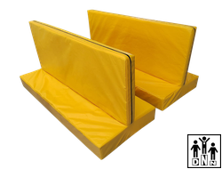 Мат защитный между батутом и ямой поролоновой