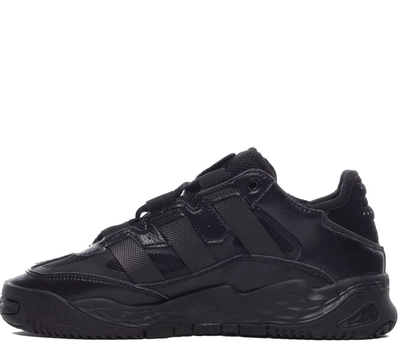 Adidas Niteball All Black зимние с мехом