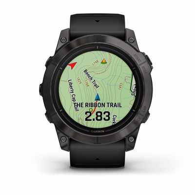 Умные часы Garmin Epix Pro Gen 2 Standard Edition 51 мм, серый, черный силиконовый ремешок (010-02804-21)