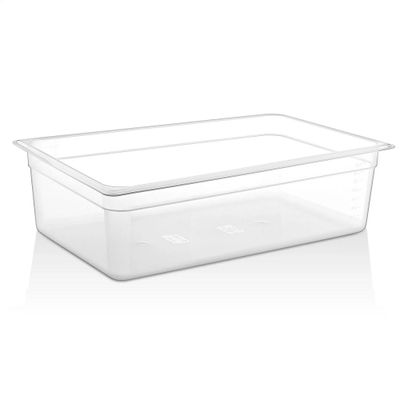 Гастроемкость 1/1  h=150 мм. 18 л. п/п прозрачная