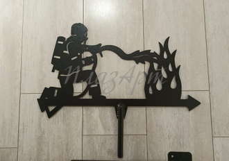 флюгер на крышу пожарный