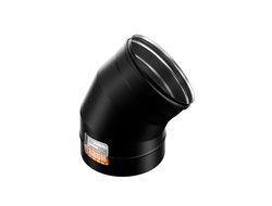 Колено угол 135°  (430/0,8 мм / эмаль /600° черная) D 115