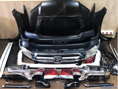 Полный рестайлинг Toyota Land Cruiser 200 из 2007-2015 в 2021 (Максимальный)